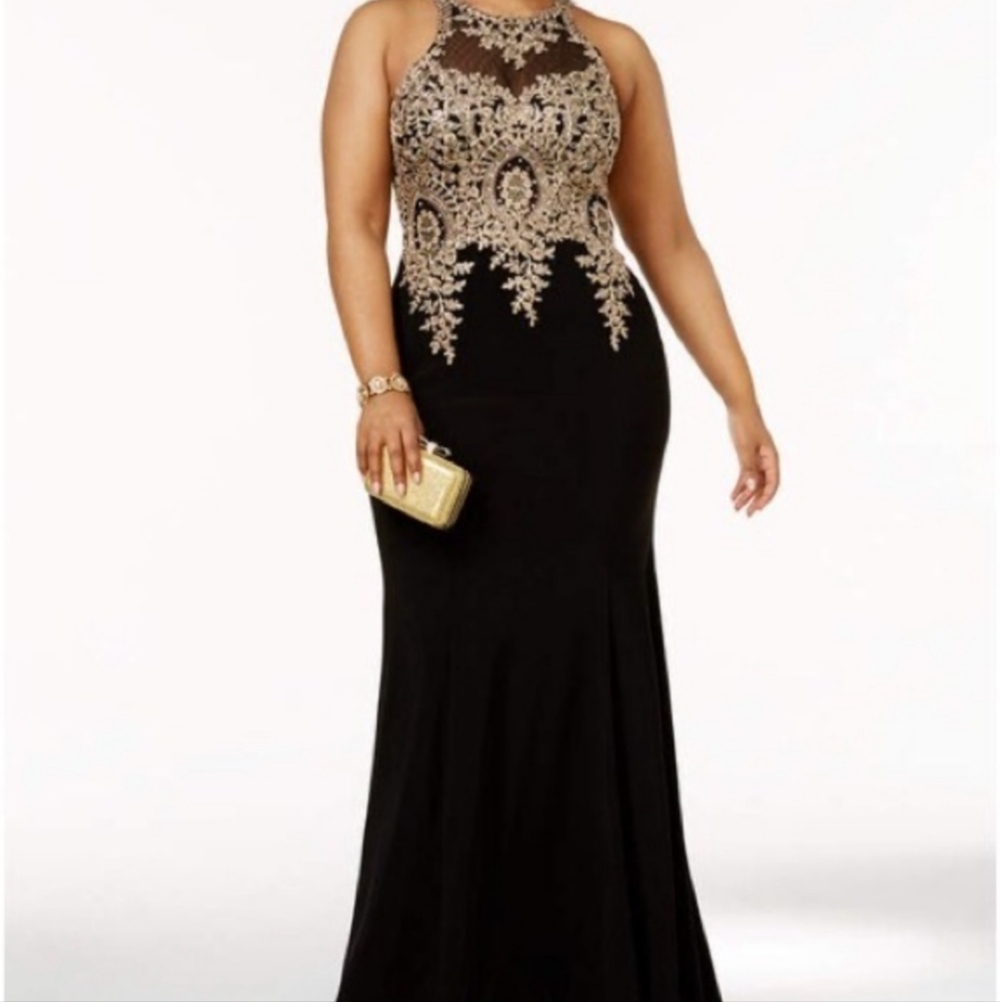 Xscape Black Dress